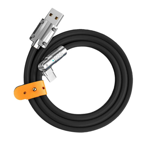 Καλώδιο USB σιλικόνης εξαιρετικά γρήγορης φόρτισης 120W6A τύπου C, φορτιστής Data180,