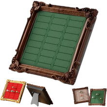 Europeisk stil rambricka – Vintage smyckesställ och ringhållare för sminkbord, kompatibel med örhängen, broscher, prydnadssaker