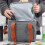 Sac isotherme à lunch grande capacité double couche 4