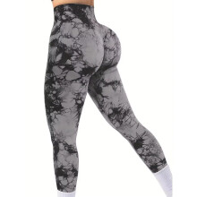 Pantaloni da yoga da donna, leggings sportivi senza cuciture a vita alta push-up, collant da donna per fitness e allenamento, abbigliamento da