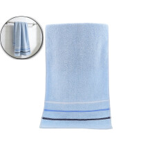 Serviette de bain en coton – 73 x 34 cm (28,7 x 13,4 po) Ultra-douce, très absorbante et à séchage rapide, non pelucheuse, pour la salle de