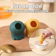 Séparateur d'œufs 3 en 1 avec base à ventouse, isolateur de liquide et design antidérapant – Compatible avec tous les usages en cuisine
