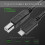 Καλώδιο εκτυπωτή USB B σε USB C USB C2.0 Καλώδιο εκτυπωτή USB C σε USB B Καλώδιο USB C για 4