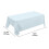 Mantel rectangular de plástico azul de 137x183 cm. 3