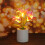 Veilleuse LED Lys du matin roses avec vase USB 4