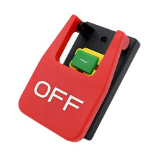 Interrupteurs de sécurité électromagnétiques à bouton-poussoir avec grande palette d'arrêt, interrupteurs de machines à contact facile et