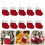 Mini Meias de Natal Rústicas - Pacote com 10 Unidades - 10 cm 1