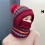 Γυναικείο καπέλο Balaclava Face Balaclava, πλεκτή κουκούλα με καλύμματα αυτιών και 1