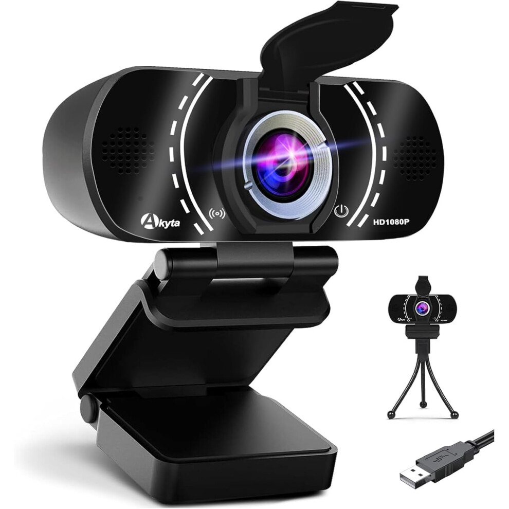 1080P Webcam With Noise-Canceling Mic And Privacy Cover 919886927939