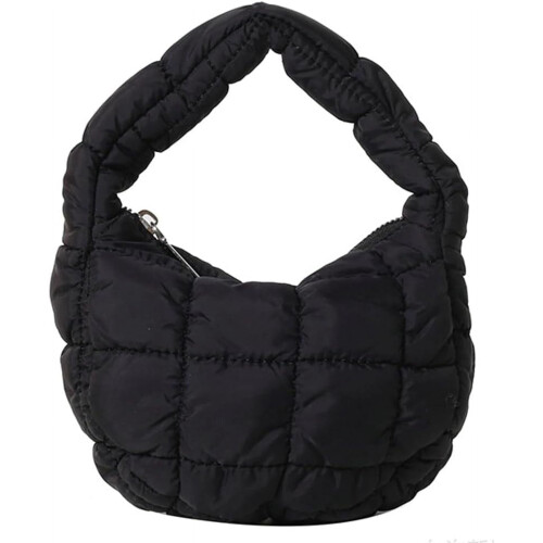 Μίνι τσάντα Puffy Quilted τσάντα χειρός μαλακή τσάντα Puffer Tote για γυναίκες χαριτωμένη