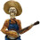 Halloween skelet banjo ornament 1 stk. 1
