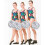 Pompons de cheerleading métallisés 10 pouces, lot de 8 2