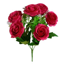 Bouquet de roses artificielles Xoxingysm – Rose unique en plastique pour journées sportives, danse, décoration intérieure (multicolore),