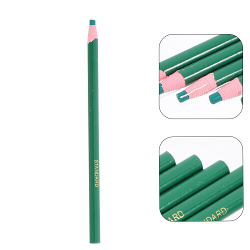 12pcs Durable Pencils Crayons Wax Markers for Labeling Sewing Fabric Grease Drawing 1