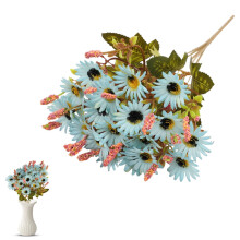 Chrysanthèmes artificiels en forme de griffe de poulet, 33 cm, fausses marguerites en soie, fleurs sauvages artificielles pour compositions