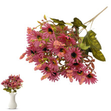 Chrysanthèmes artificiels en forme de griffe de poulet, 33 cm, fausses marguerites en soie, fleurs sauvages artificielles pour compositions