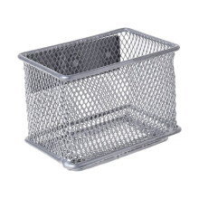 Durable Refrigerator Wire Mesh Magnetic Basket Storage Box Kitchen Cabinet Sundries Pen Makeup Organizer