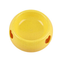 Gamelle anti-glouton en métal avec plateau, compatible avec les chiens de petite et moyenne taille et les chiots.