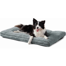 Cuccia lavabile per cani, grigia, 35" x 23" x 3,5"