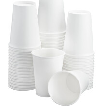 100er-Packung 6-Unzen-Pappbecher, Einweg-Pappbecher, Trinkbecher für heiße und kalte Getränke für Picknick, Grillen, Reisen und Veranstaltungen