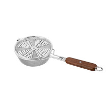 Manual Coffee Roaster Stainless Steel Coffee Roasting Tool Easy to Use Coffee Baker Professional Coffee Supply