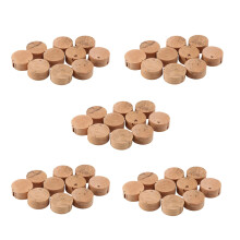 50pcs 9mm x 4mm Wood-Colored Water Key Spit Valve Cork Pads for Trumpet & Trombone – Compatible with Standard Valves