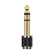 Hoofdtelefoonadapter 3,5 mm naar 6,35 mm met vergulde connector.