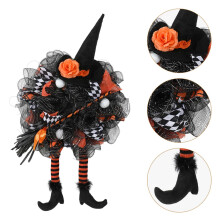 Decorazioni pasquali a forma di ghirlanda, ciondolo a forma di strega con più gambe per decorazioni di feste e festival da posizionare davanti alla