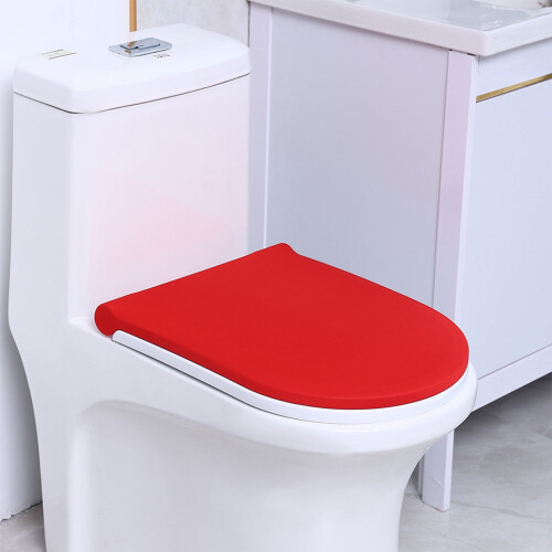 Stretch-Toilettensitzbezug, Polyester, 43 x 58 cm, 6 Farben