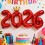 Uppblåsbara ballonger för nytt år 2026 4