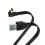 Καλώδιο USB σε Mini USB 90 μοιρών από σιλικόνη, επίπεδο καλώδιο, υποστηρίζει γρήγορη 6