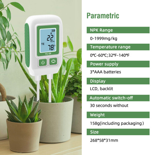 Digital Soil Tester For Agriculture And Planting Featuring 2