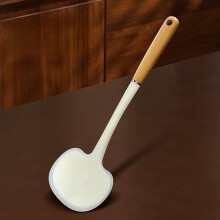 Silicone Cooking Spatula with Wooden Handle
