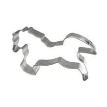 Emporte-pièces cheval en acier inoxydable (moins de 10 ) - Moules pour biscuits en forme de cheval - Idéal pour les fêtes et la pâtisserie