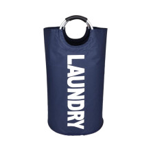 90L Collapsible Laundry Basket with Padded Handles