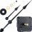 High torque long shaft clock movement clock motor with 7 inch spade hands, 1