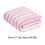 Torchon de cuisine rayé à rayures, absorbant et résistant, avec ourlet replié, rose 3
