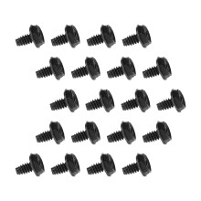 Computerschroevenset, zwart, thermisch verzinkt, 100 stuks