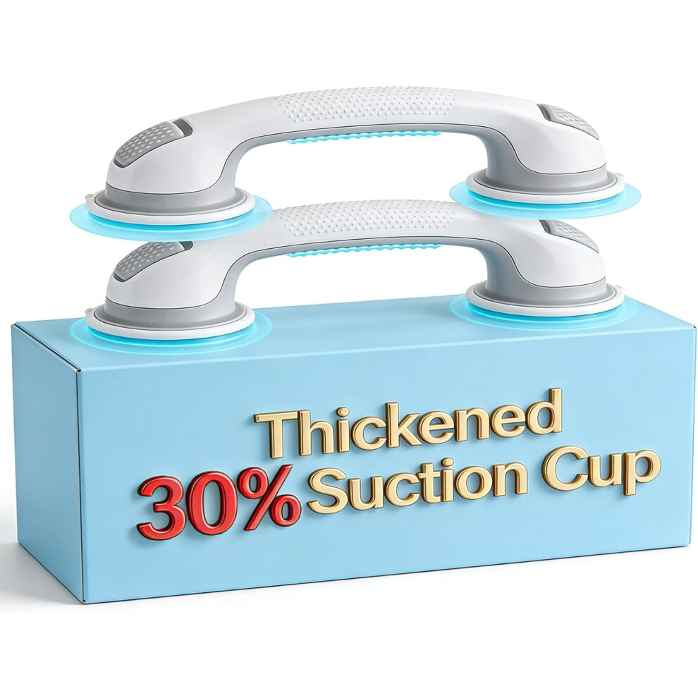 Suction Grab Bars for Bathtub and Shower 2 Pack