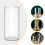 Klar cylindervase i glas 10-20 cm 2