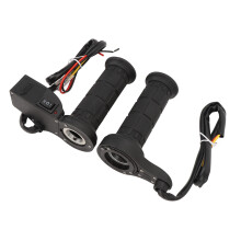 12V 22mm Guidon chauffant 26W Rouge Gauche 12cm