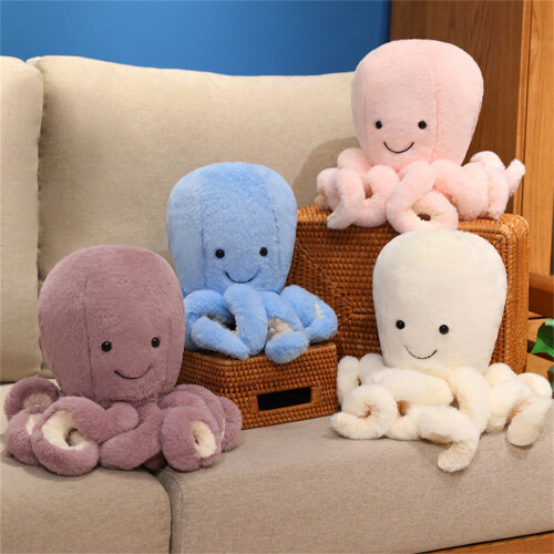 Pehmolelu mustekala pehmeä squishy 1 kpl