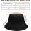 Confezione da 2 cappelli a secchiello per uomo e donna, cappelli in cotone per sole, spiaggia e pesca. 3