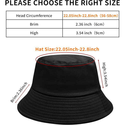 Confezione da 2 cappelli a secchiello per uomo e donna, cappelli in cotone per sole, spiaggia e pesca. 2