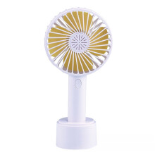 Prenosný ručný ventilátor HauiWeiLyai, nabíjateľný mini ventilátor s USB, 3 rýchlosti s držiakom na telefón, celodenná batéria na