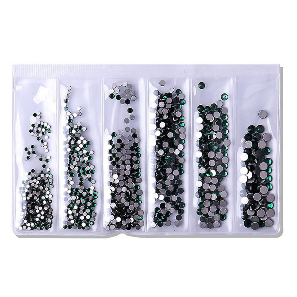 Clear Nail Art Rhinestones Flat Back Nail Stones Gems Crystal Nail Supplies