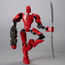 3D tištěná figurína Dummy13, stavební bloky, hračky, akční figurky, vícekloubový pohyblivý robot, dárky pro děti