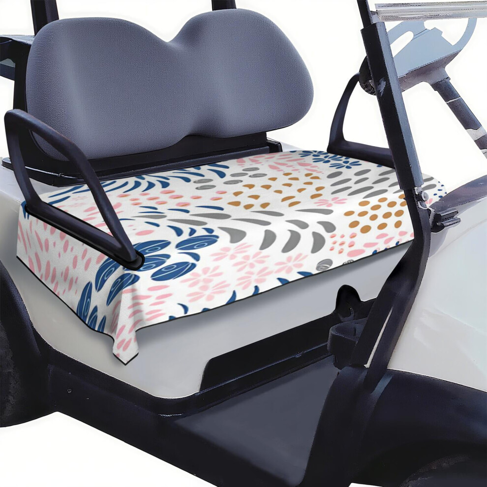 Quality Golf Cart Seat Cover 51" X 31", Superior Microfiber Towel For Ezgo, Yamaha, Club Car Front Bench Seats 9426043406011