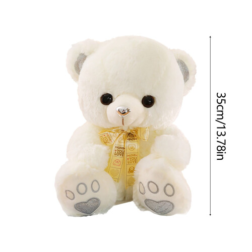 Teddy Bear Plush Toy Polyester Sitting Doll 1 Piece 2
