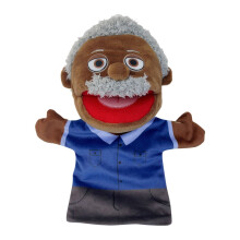Family Hand Puppets 12 Inch Plush Hand Puppet Toys with Removable Mouth for Kids Storytelling Imaginative Pretend Play Teaching Preschool